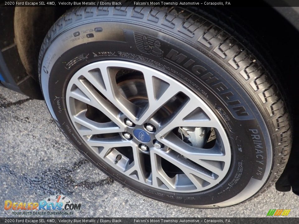 2020 Ford Escape SEL 4WD Velocity Blue Metallic / Ebony Black Photo #10