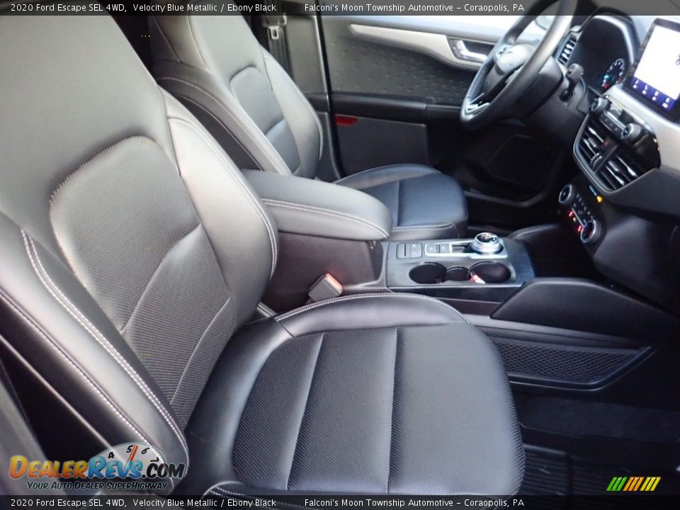2020 Ford Escape SEL 4WD Velocity Blue Metallic / Ebony Black Photo #11