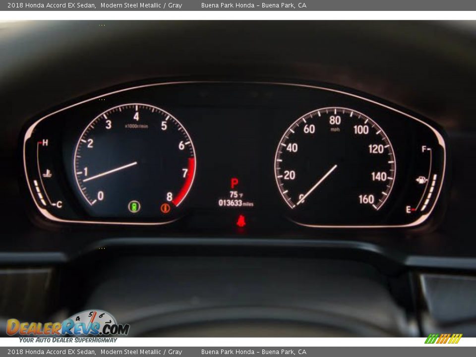 2018 Honda Accord EX Sedan Modern Steel Metallic / Gray Photo #28