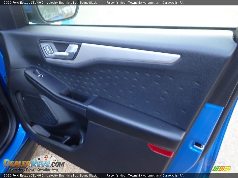 2020 Ford Escape SEL 4WD Velocity Blue Metallic / Ebony Black Photo #13