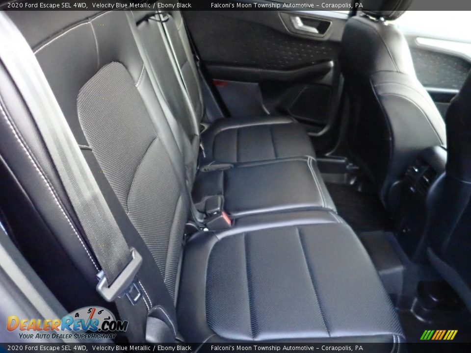 2020 Ford Escape SEL 4WD Velocity Blue Metallic / Ebony Black Photo #14
