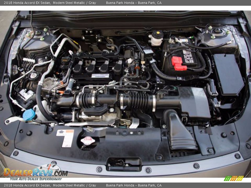 2018 Honda Accord EX Sedan Modern Steel Metallic / Gray Photo #34
