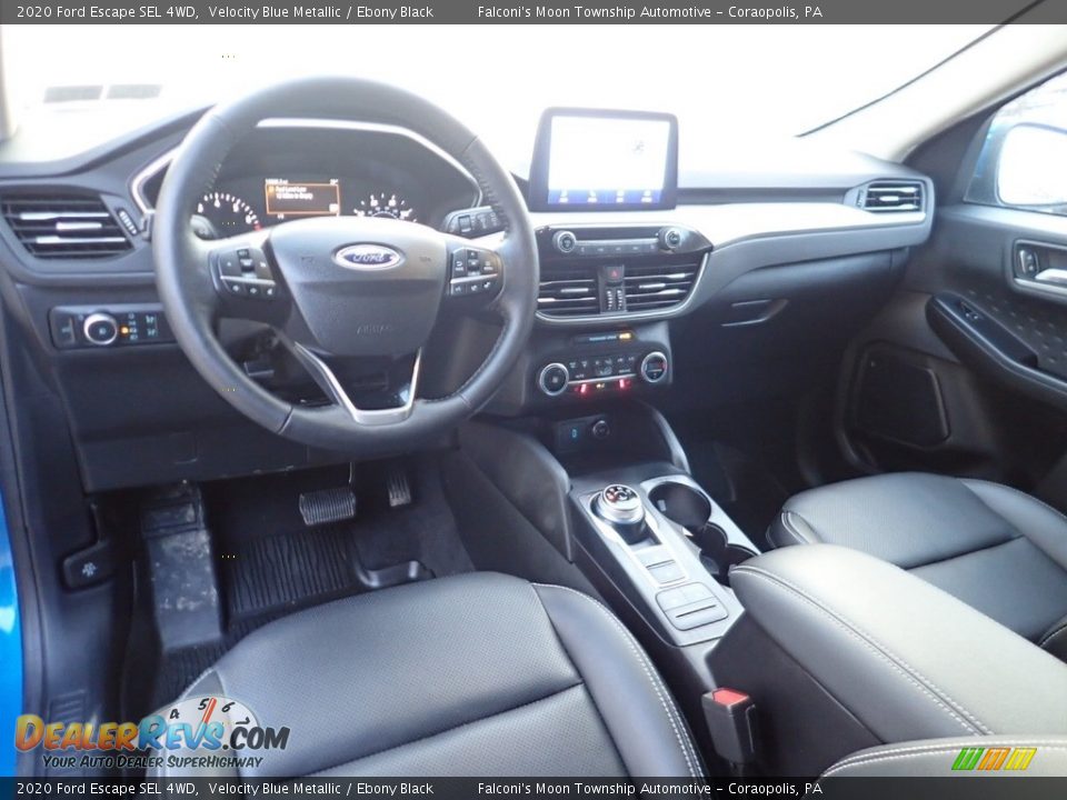 2020 Ford Escape SEL 4WD Velocity Blue Metallic / Ebony Black Photo #17