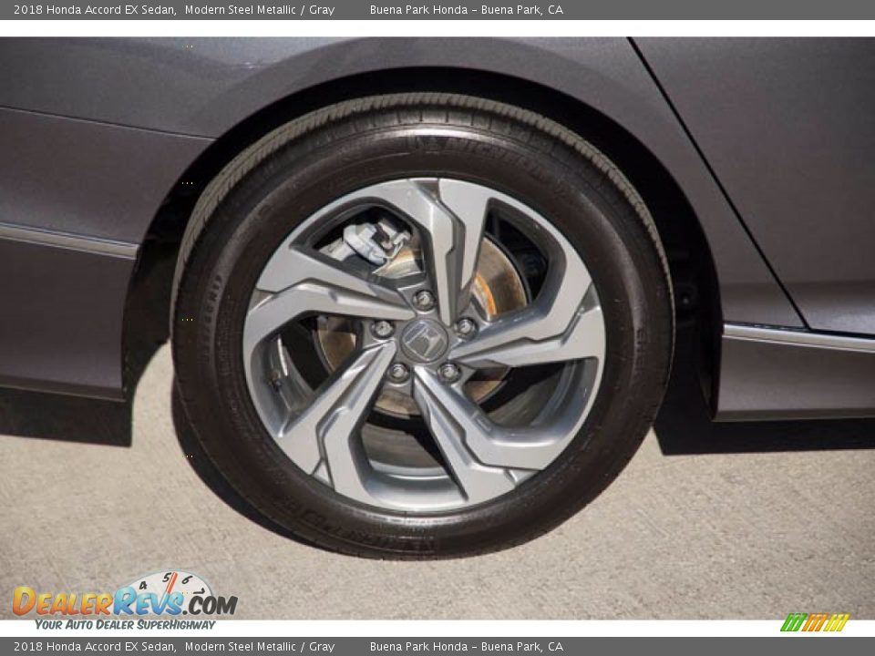 2018 Honda Accord EX Sedan Modern Steel Metallic / Gray Photo #35