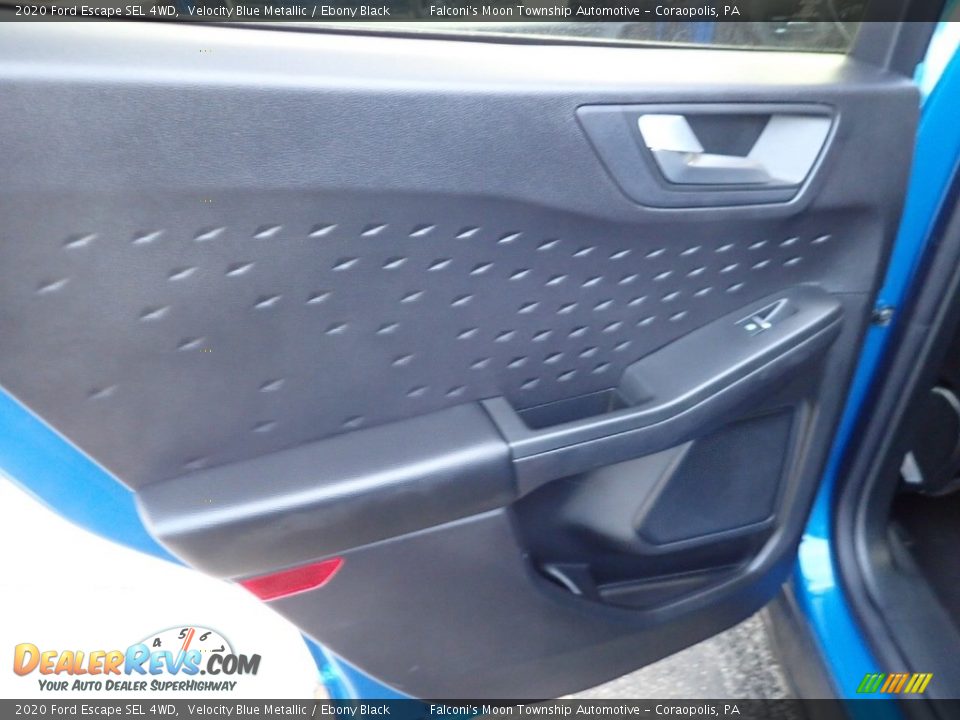 2020 Ford Escape SEL 4WD Velocity Blue Metallic / Ebony Black Photo #18