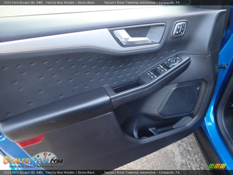 2020 Ford Escape SEL 4WD Velocity Blue Metallic / Ebony Black Photo #19