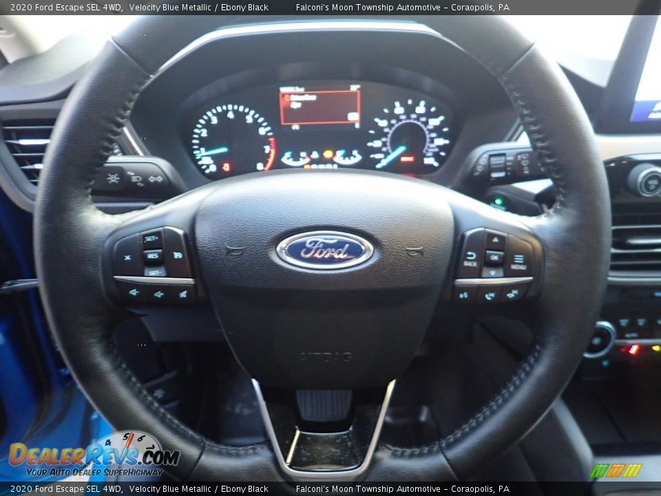 2020 Ford Escape SEL 4WD Velocity Blue Metallic / Ebony Black Photo #21