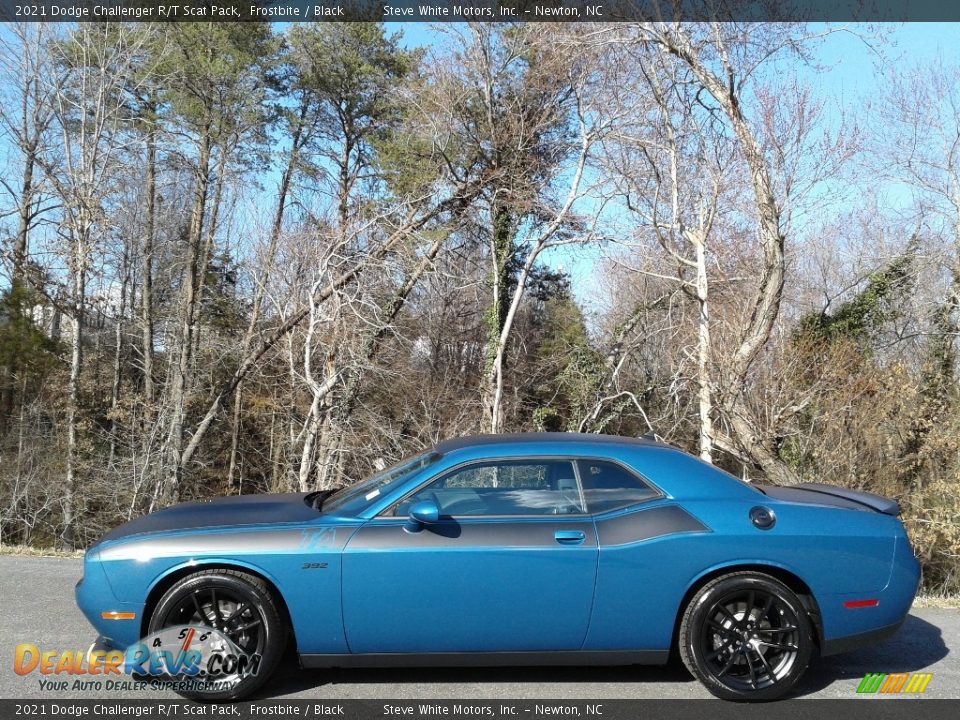 2021 Dodge Challenger R/T Scat Pack Frostbite / Black Photo #1