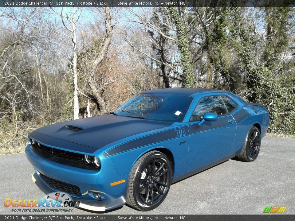 2021 Dodge Challenger R/T Scat Pack Frostbite / Black Photo #2