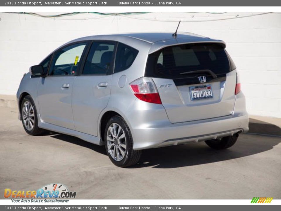 2013 Honda Fit Sport Alabaster Silver Metallic / Sport Black Photo #2