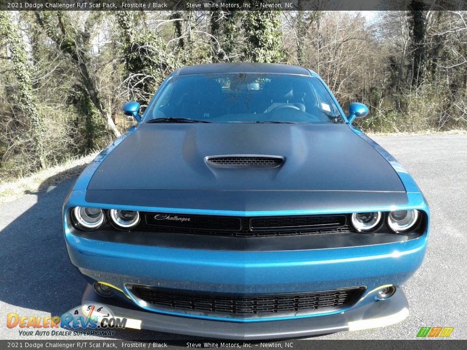 2021 Dodge Challenger R/T Scat Pack Frostbite / Black Photo #3