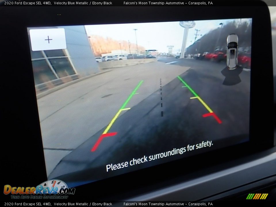 2020 Ford Escape SEL 4WD Velocity Blue Metallic / Ebony Black Photo #25