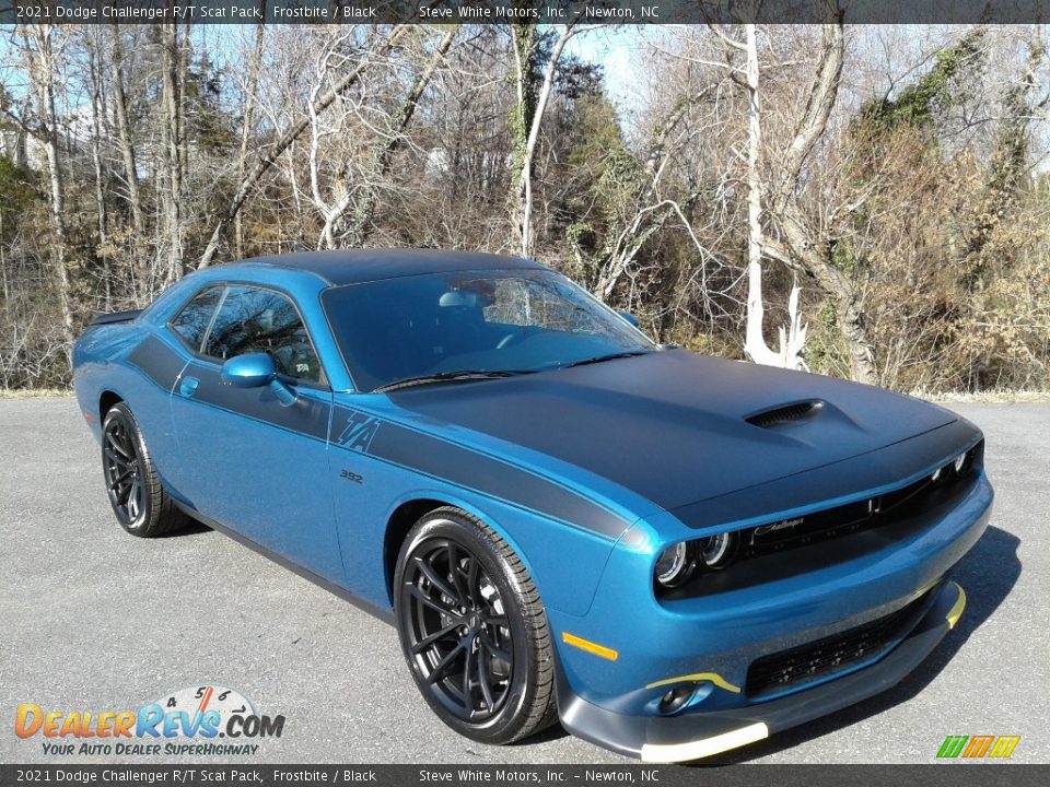 2021 Dodge Challenger R/T Scat Pack Frostbite / Black Photo #4