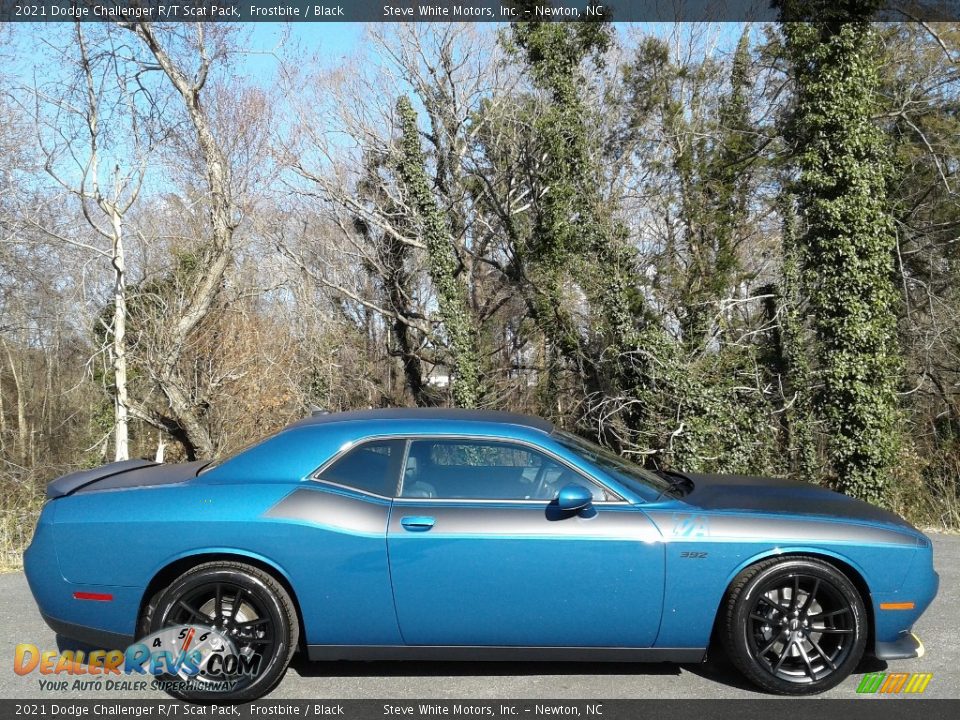 2021 Dodge Challenger R/T Scat Pack Frostbite / Black Photo #5