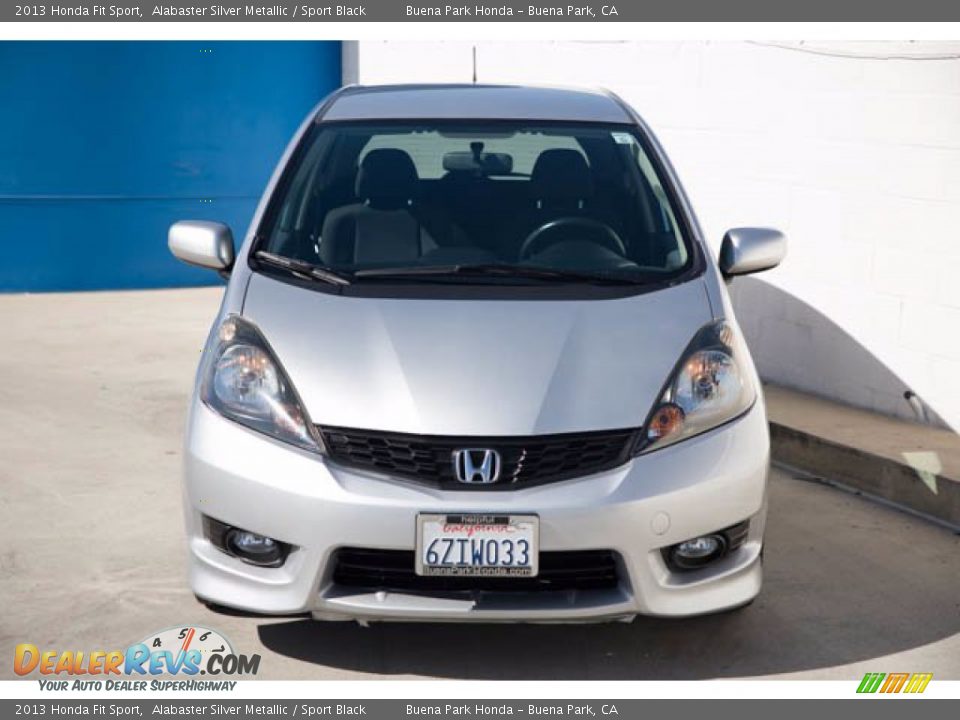 2013 Honda Fit Sport Alabaster Silver Metallic / Sport Black Photo #7