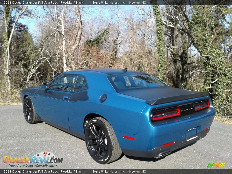 2021 Dodge Challenger R/T Scat Pack Frostbite / Black Photo #8