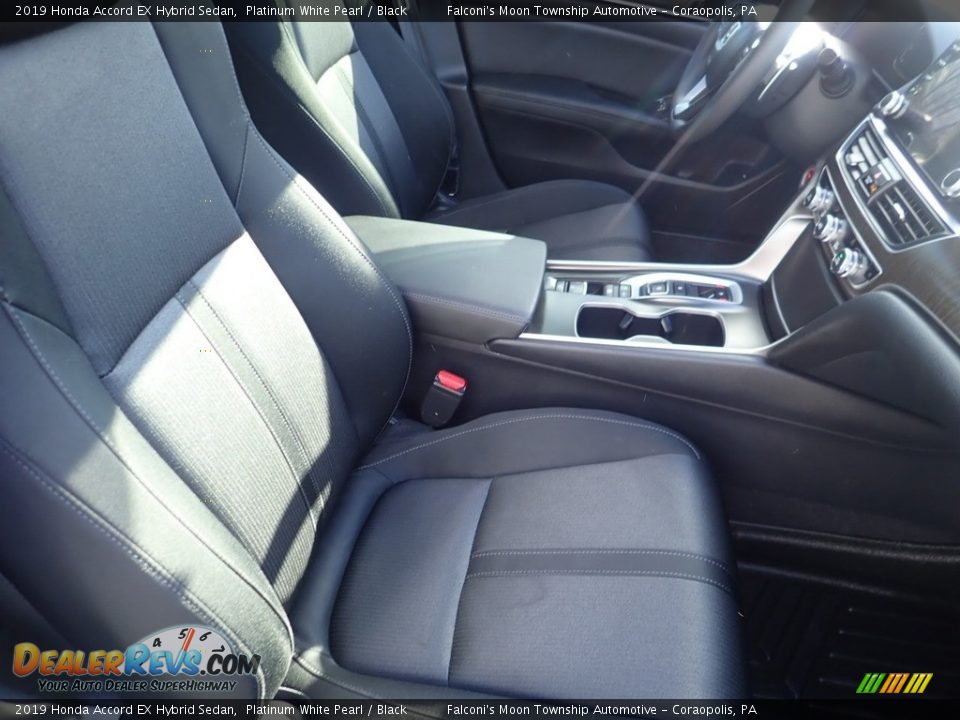 2019 Honda Accord EX Hybrid Sedan Platinum White Pearl / Black Photo #11