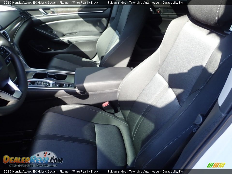 2019 Honda Accord EX Hybrid Sedan Platinum White Pearl / Black Photo #15