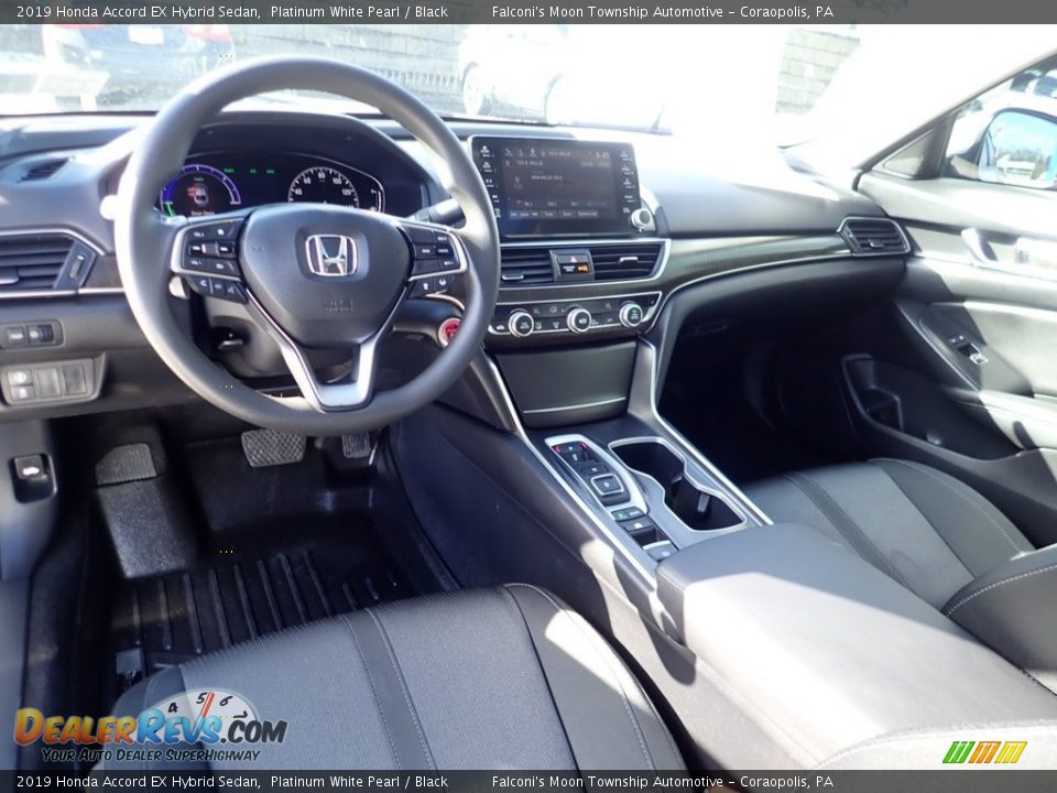 2019 Honda Accord EX Hybrid Sedan Platinum White Pearl / Black Photo #17