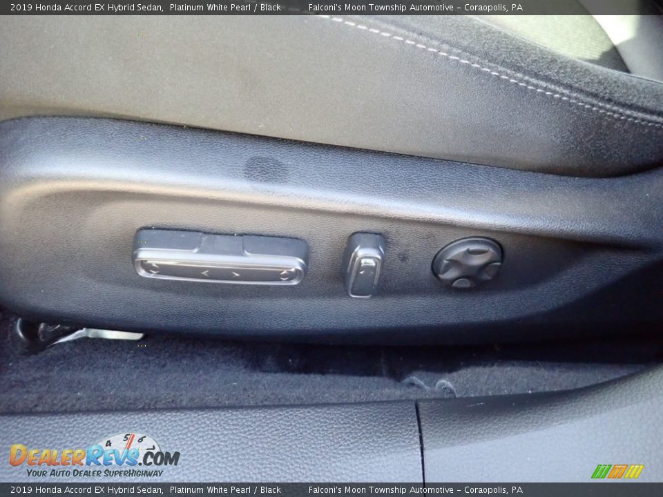 2019 Honda Accord EX Hybrid Sedan Platinum White Pearl / Black Photo #20