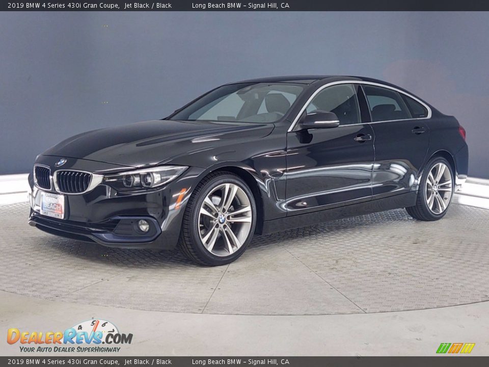 2019 BMW 4 Series 430i Gran Coupe Jet Black / Black Photo #3