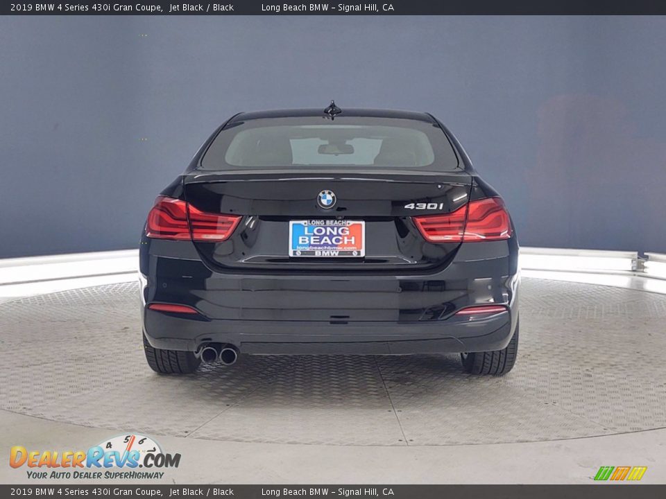 2019 BMW 4 Series 430i Gran Coupe Jet Black / Black Photo #4