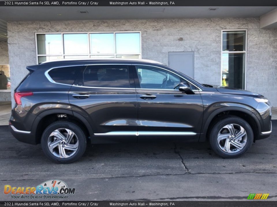 2021 Hyundai Santa Fe SEL AWD Portofino Gray / Gray Photo #2