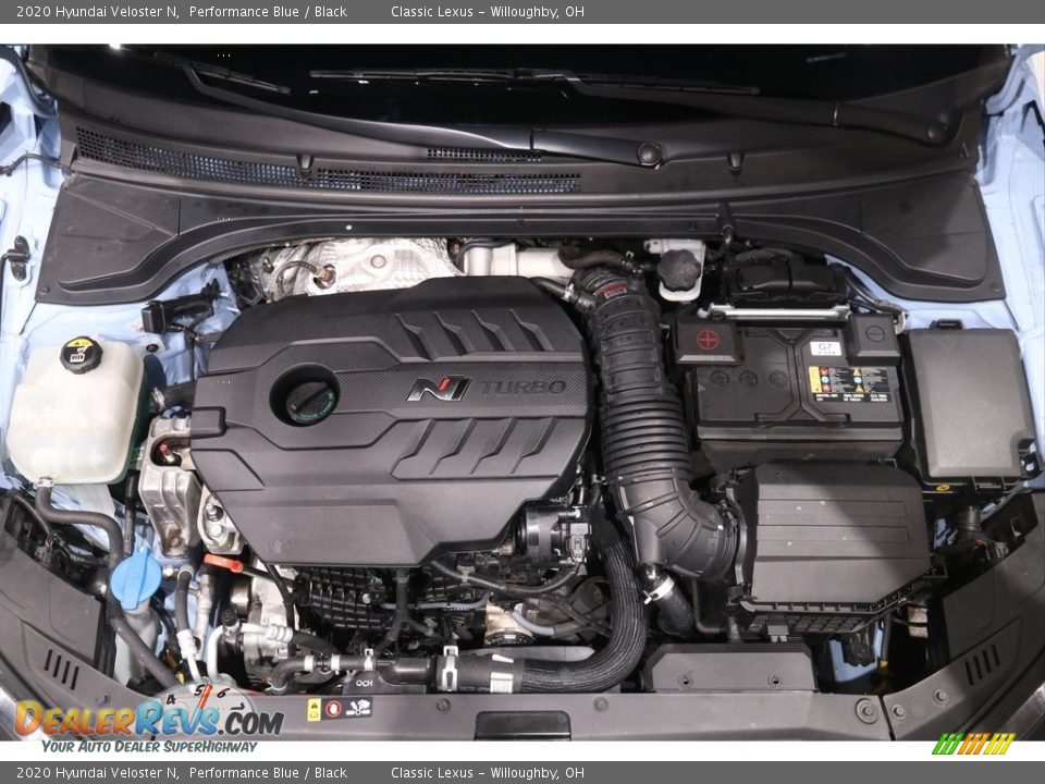2020 Hyundai Veloster N 2.0 Liter Turbocharged DOHC 16-Valve E-CVVT 4 Cylinder Engine Photo #20