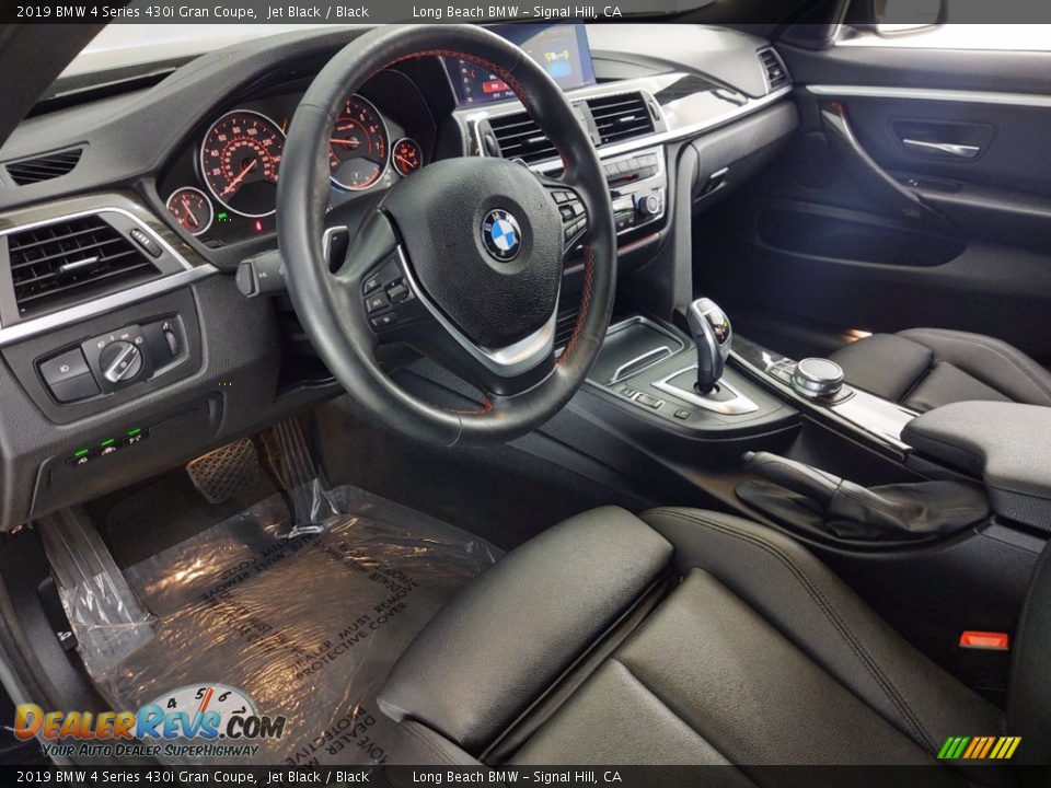 2019 BMW 4 Series 430i Gran Coupe Jet Black / Black Photo #13