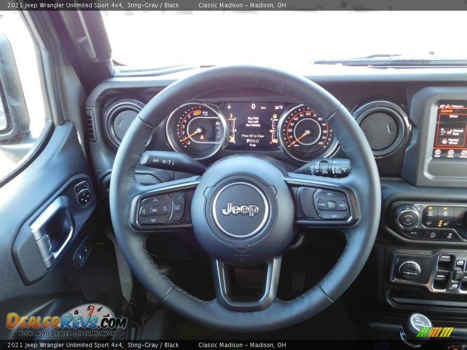 2021 Jeep Wrangler Unlimited Sport 4x4 Sting-Gray / Black Photo #5