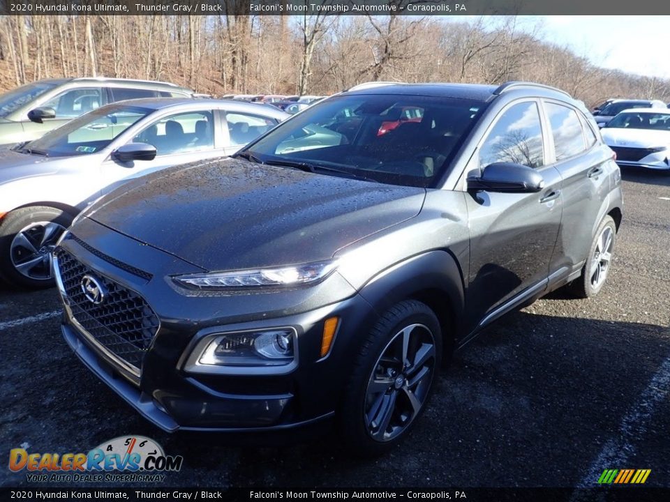 2020 Hyundai Kona Ultimate Thunder Gray / Black Photo #1