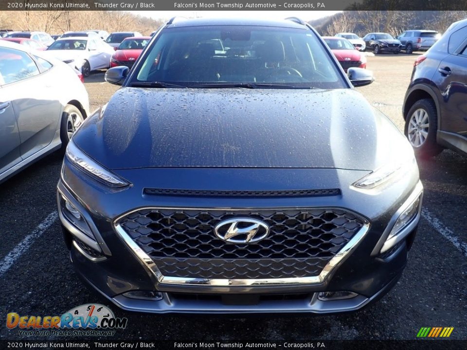 2020 Hyundai Kona Ultimate Thunder Gray / Black Photo #3