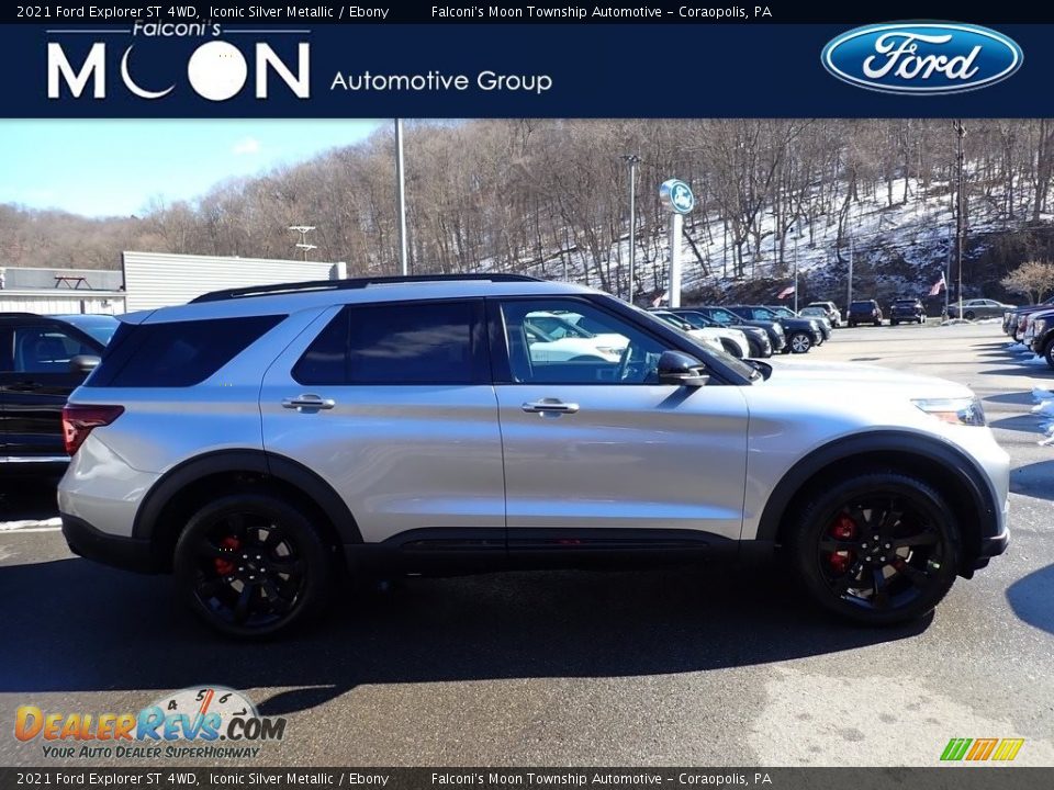 2021 Ford Explorer ST 4WD Iconic Silver Metallic / Ebony Photo #1