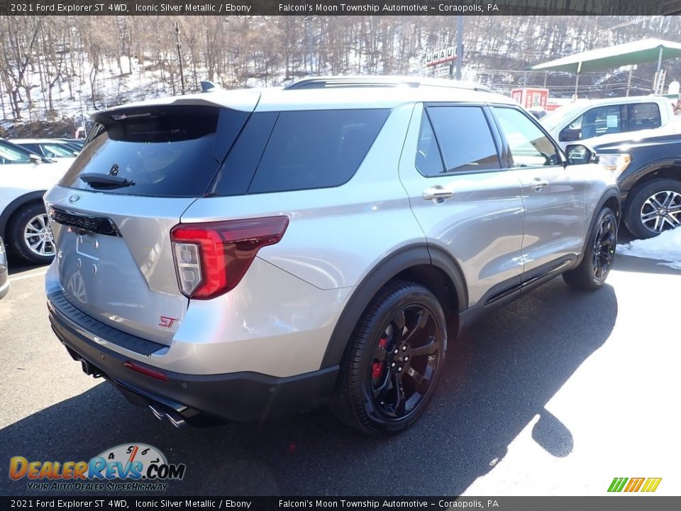 2021 Ford Explorer ST 4WD Iconic Silver Metallic / Ebony Photo #2