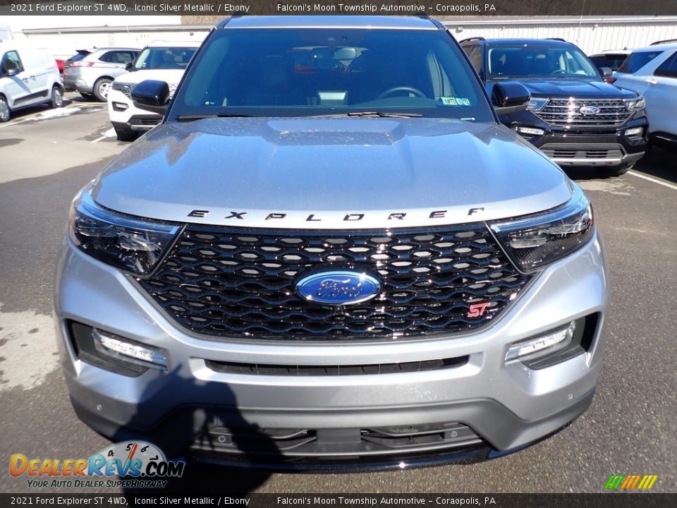 2021 Ford Explorer ST 4WD Iconic Silver Metallic / Ebony Photo #4