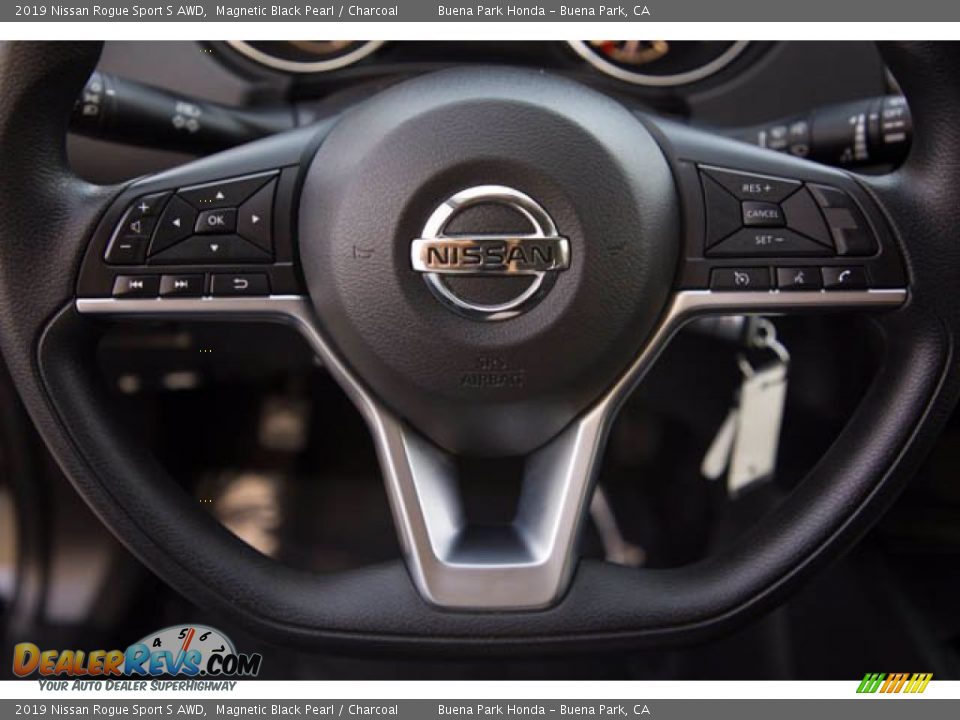 2019 Nissan Rogue Sport S AWD Magnetic Black Pearl / Charcoal Photo #15