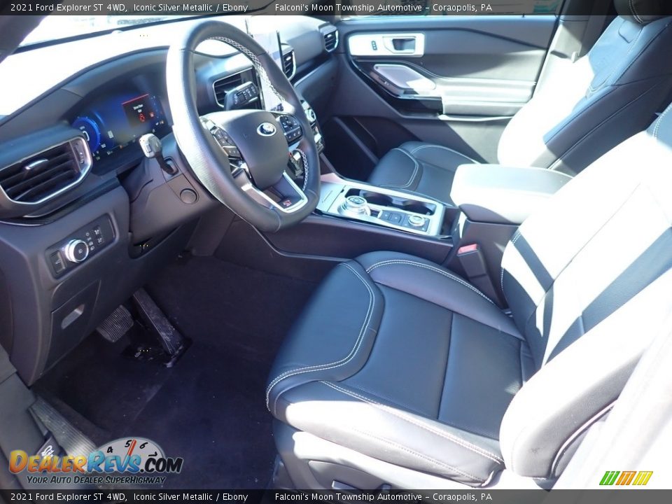 Front Seat of 2021 Ford Explorer ST 4WD Photo #11