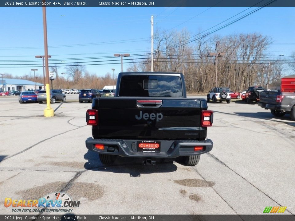 2021 Jeep Gladiator Sport 4x4 Black / Black Photo #11