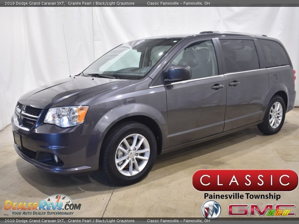 2019 Dodge Grand Caravan SXT Granite Pearl / Black/Light Graystone Photo #1