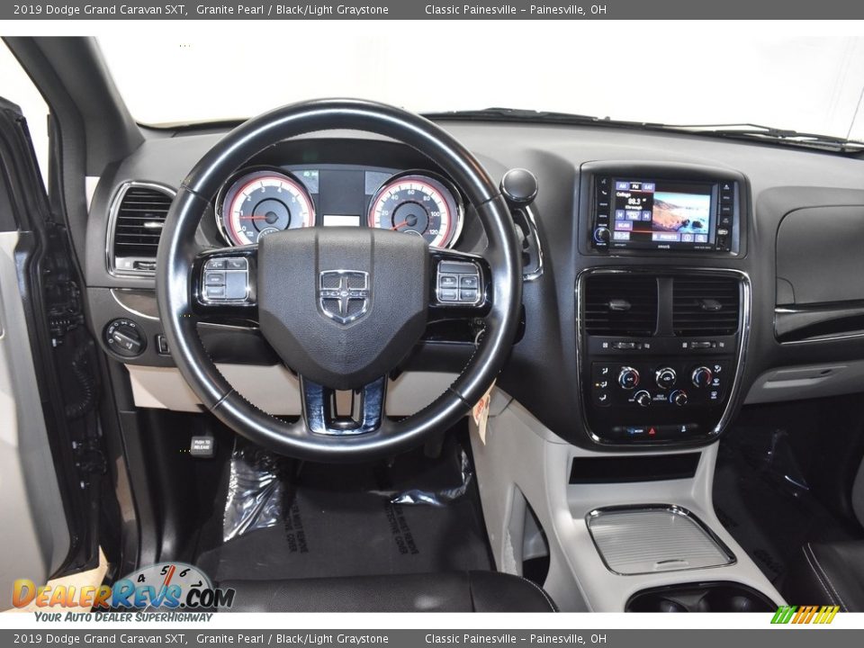 2019 Dodge Grand Caravan SXT Granite Pearl / Black/Light Graystone Photo #13