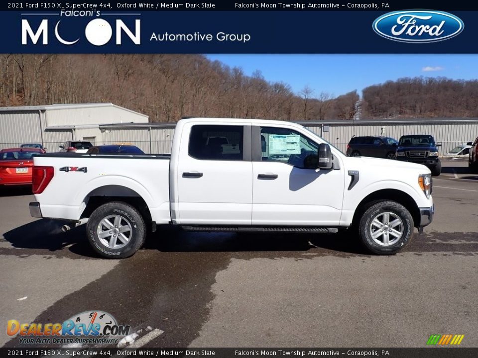 2021 Ford F150 XL SuperCrew 4x4 Oxford White / Medium Dark Slate Photo #1