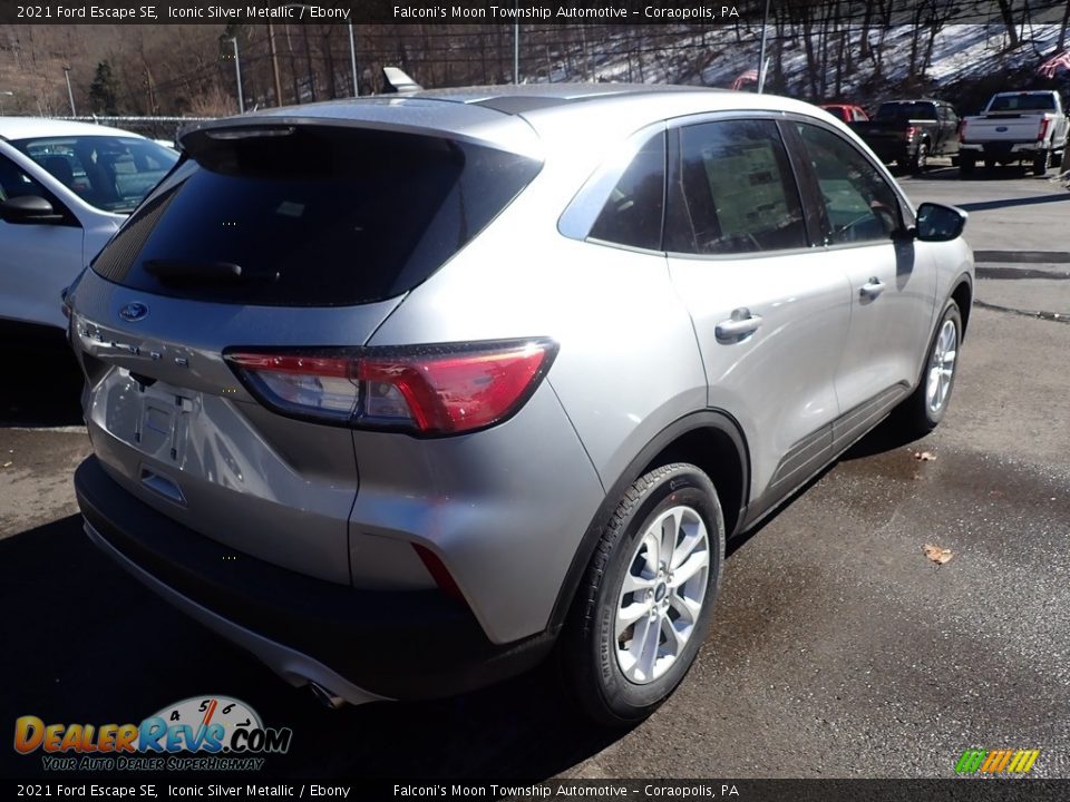 2021 Ford Escape SE Iconic Silver Metallic / Ebony Photo #2