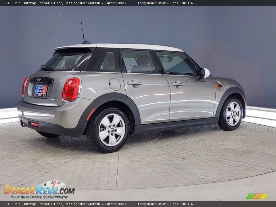 2017 Mini Hardtop Cooper 4 Door Melting Silver Metallic / Carbon Black Photo #5