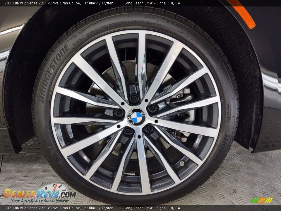 2020 BMW 2 Series 228i xDrive Gran Coupe Jet Black / Oyster Photo #7