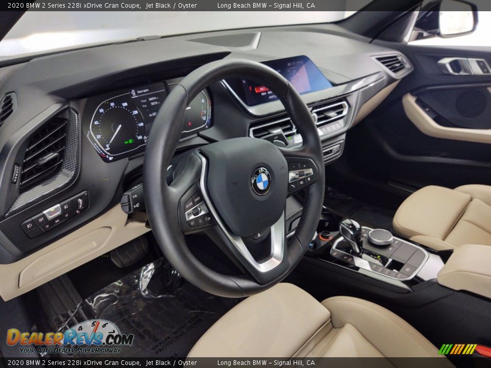 2020 BMW 2 Series 228i xDrive Gran Coupe Jet Black / Oyster Photo #11