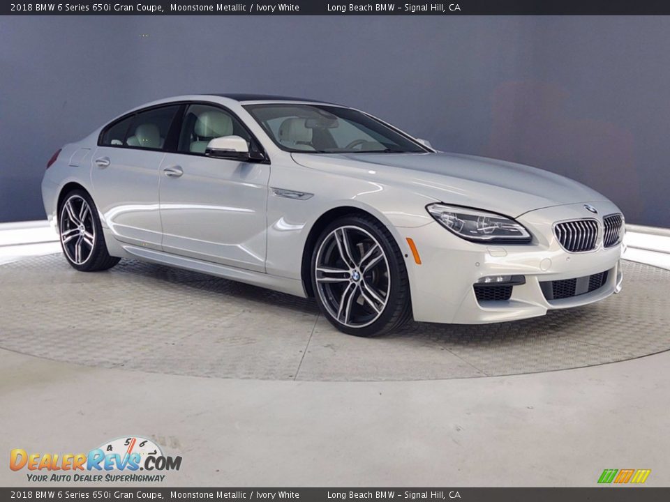 Moonstone Metallic 2018 BMW 6 Series 650i Gran Coupe Photo #1