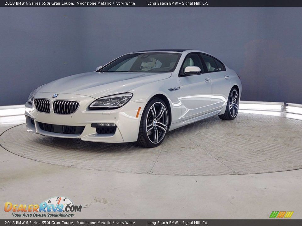 2018 BMW 6 Series 650i Gran Coupe Moonstone Metallic / Ivory White Photo #4