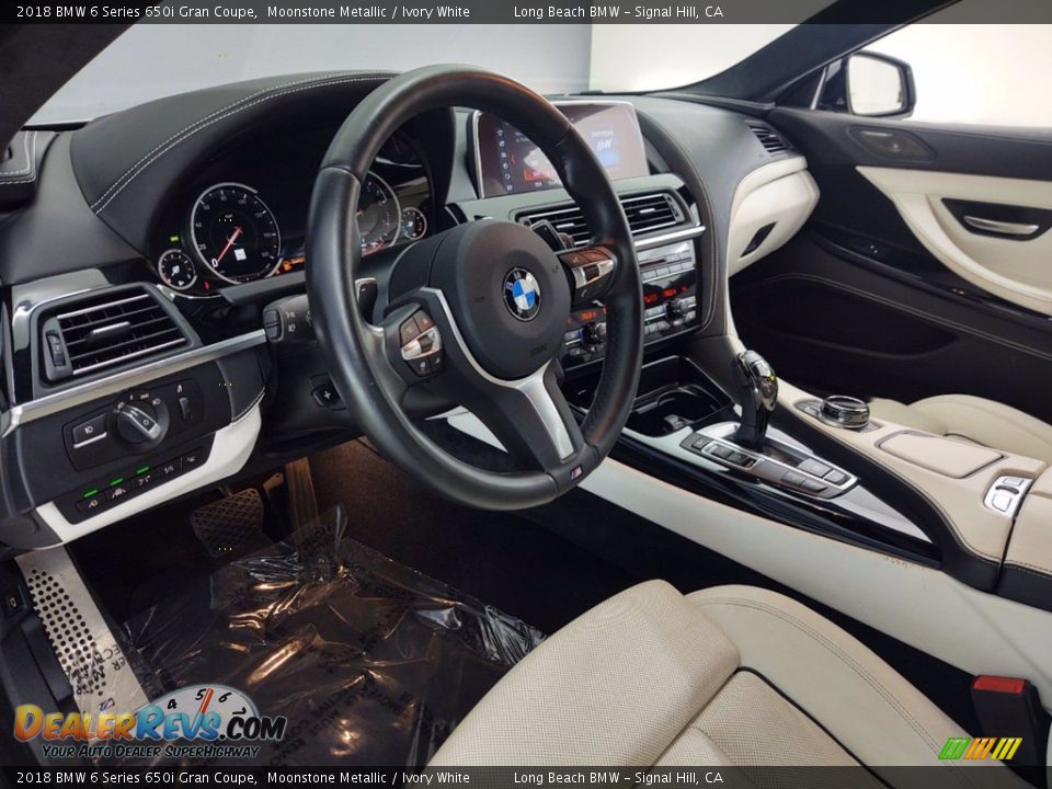 Front Seat of 2018 BMW 6 Series 650i Gran Coupe Photo #8