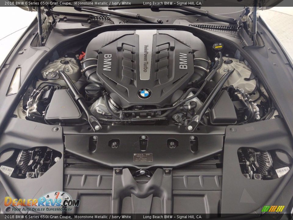 2018 BMW 6 Series 650i Gran Coupe 4.4 Liter TwinPower Turbocharged DOHC 32-Valve VVT V8 Engine Photo #33
