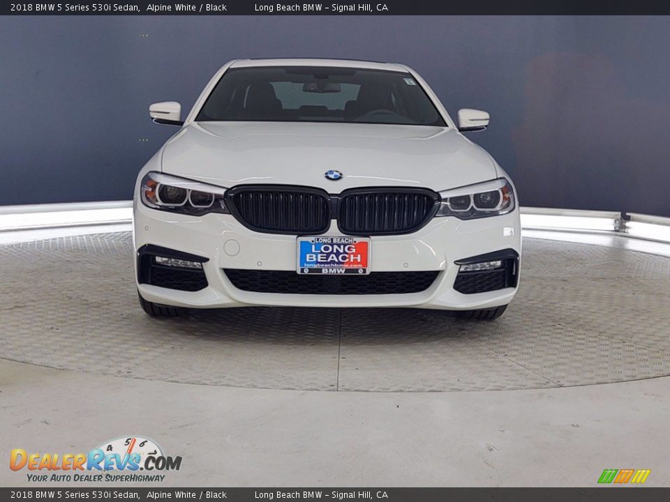 2018 BMW 5 Series 530i Sedan Alpine White / Black Photo #3